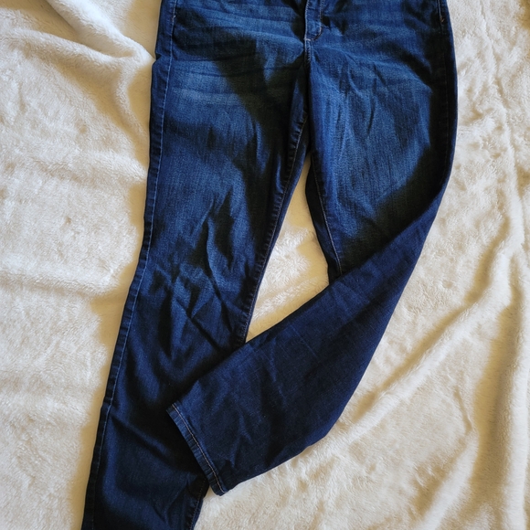 Universal Thread Dark Blue Straight Leg Jeans - Picture 1 of 5